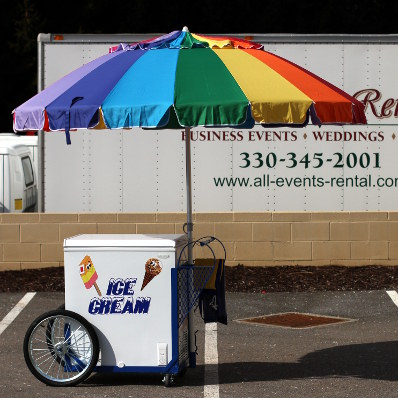 ice cream cart