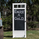 chalkboard door