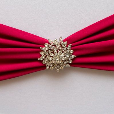 Diamond Flower Brooch