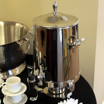 stainless coffee dispenser