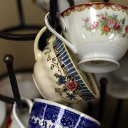mismatched teacups
